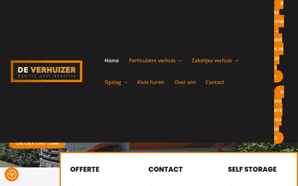 Screenshot of deverhuizer.be