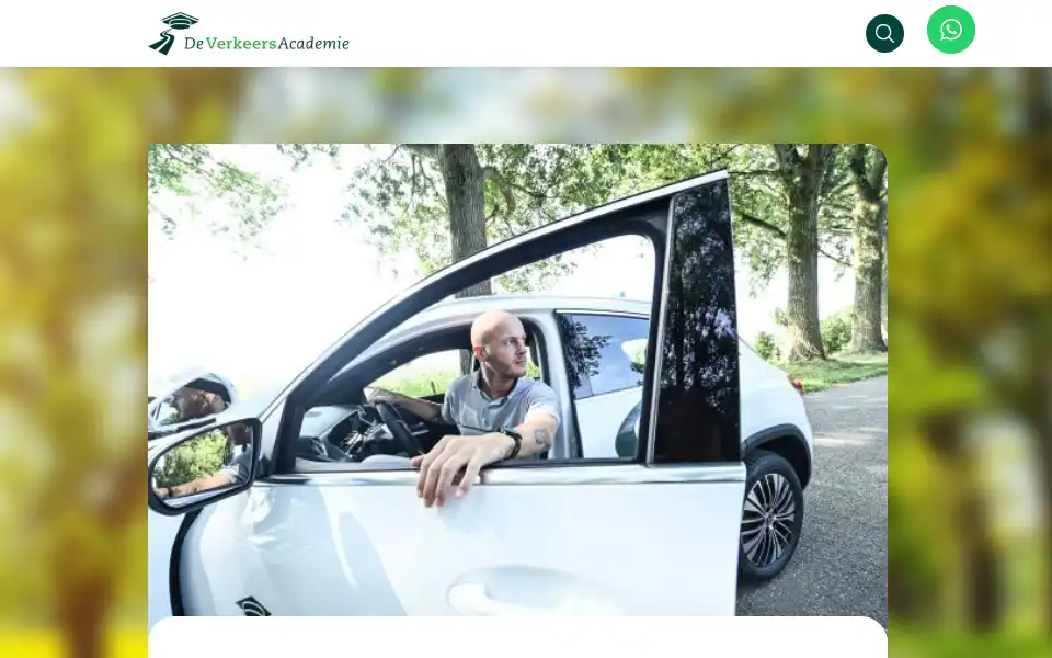 Screenshot of deverkeersacademie.nl