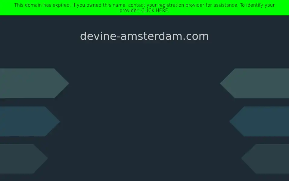 Screenshot of devine-amsterdam.com