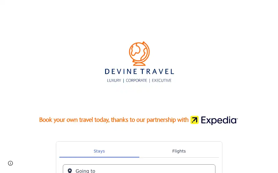 Screenshot of devinetraveluk.com