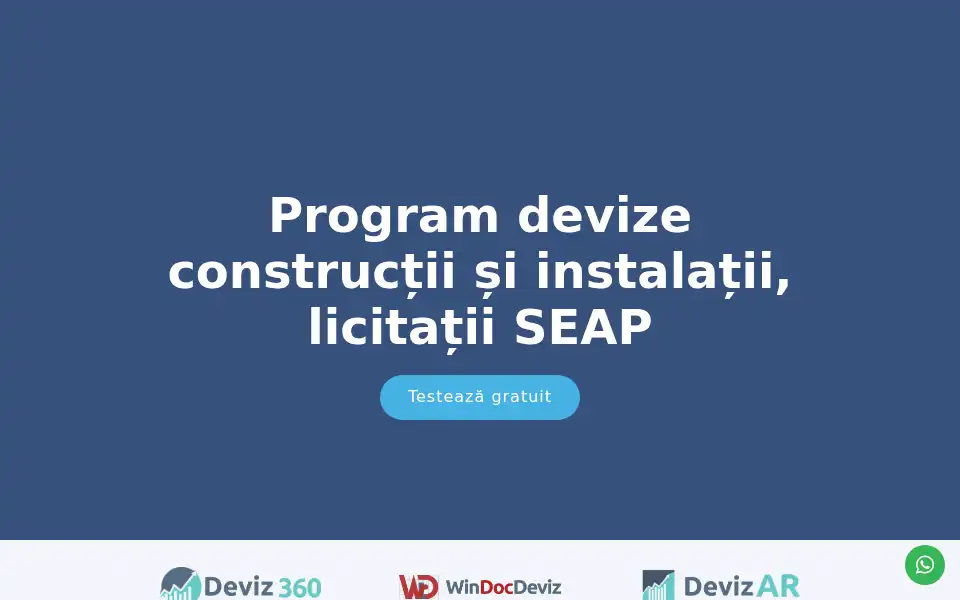Screenshot of deviz.ro