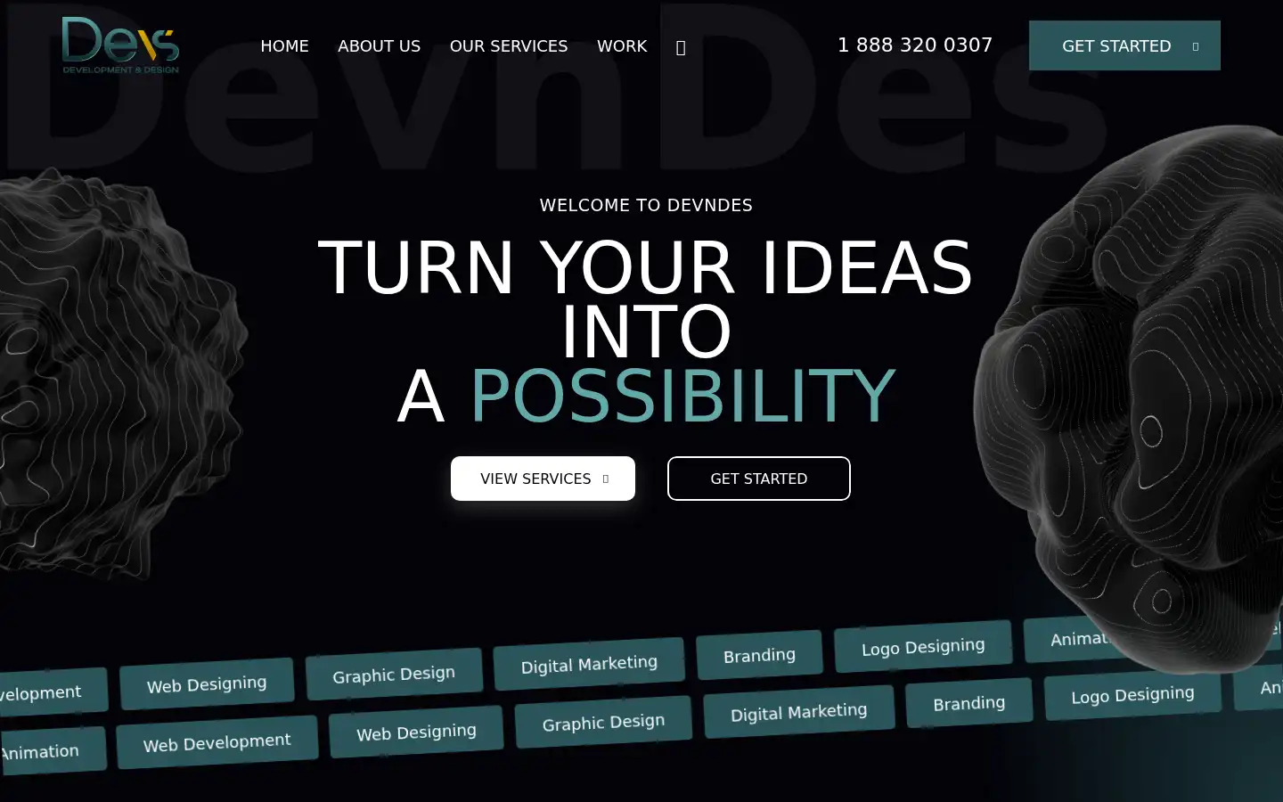 Screenshot of devndes.com