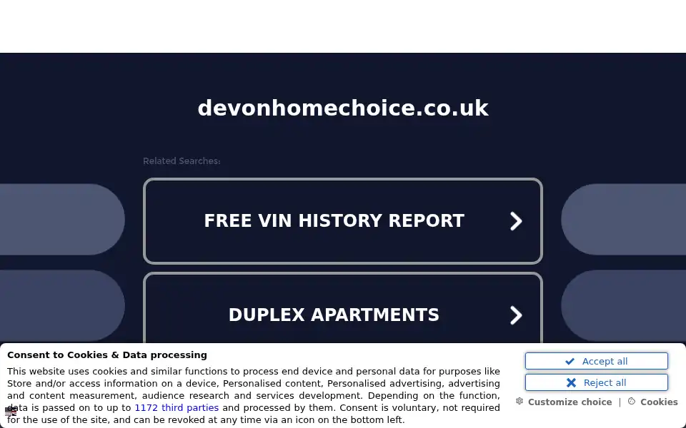 Screenshot of devonhomechoice.co.uk