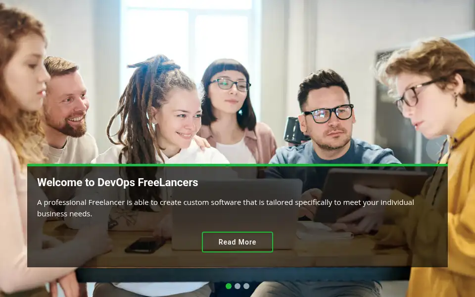 Screenshot of devopsfreelancer.com