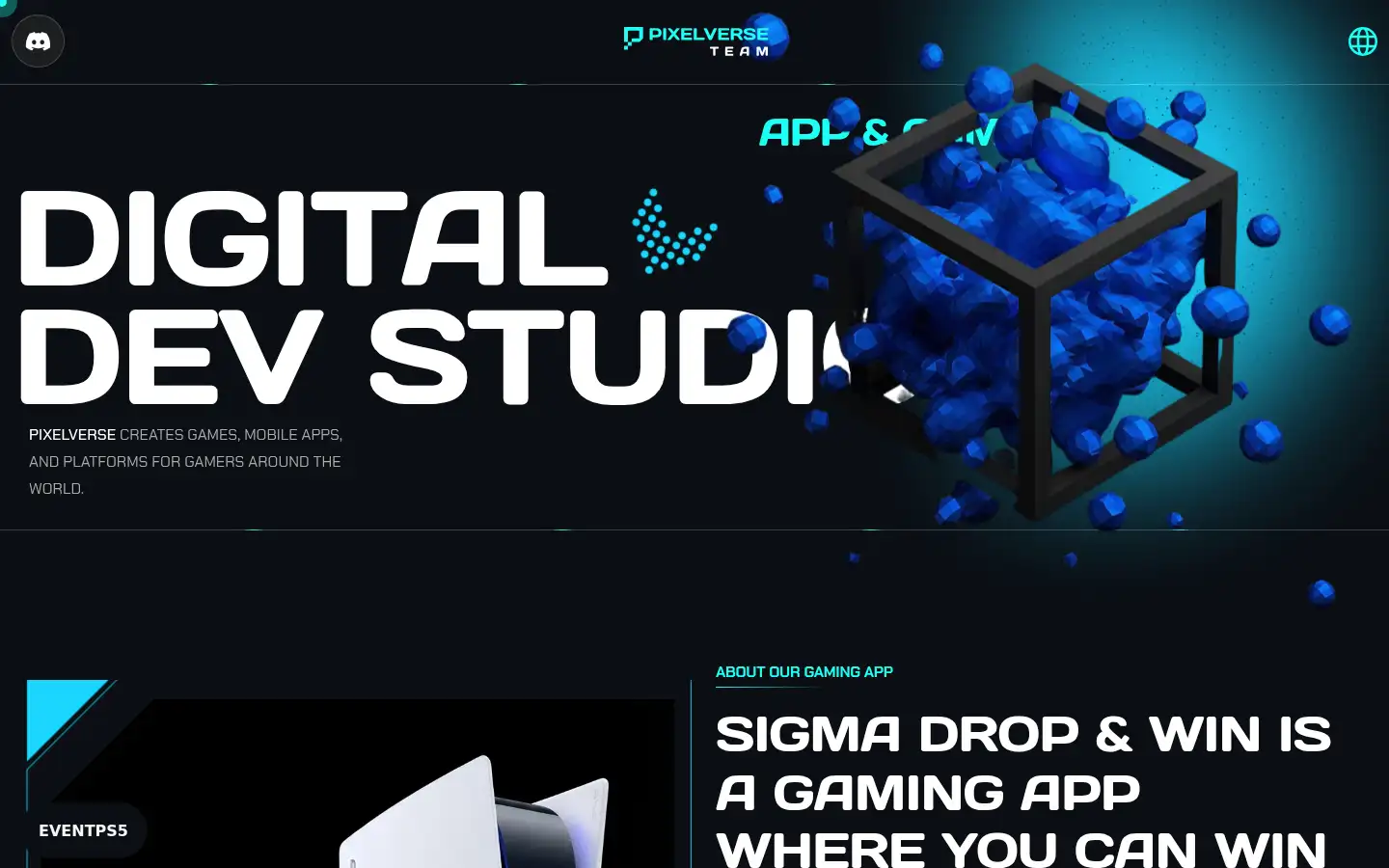 Screenshot of devpixelverse.com