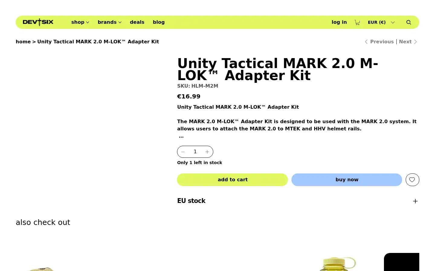 Screenshot of devtsix.shop