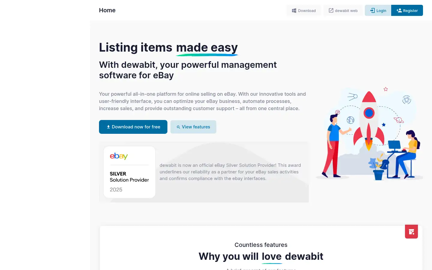 Screenshot of dewabit.com