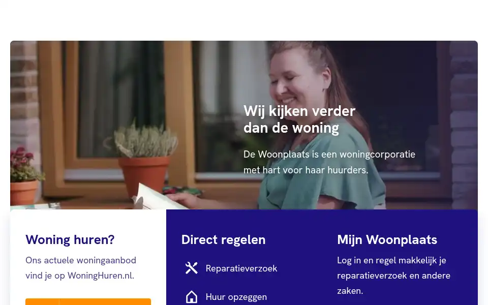 Screenshot of dewoonplaats.nl