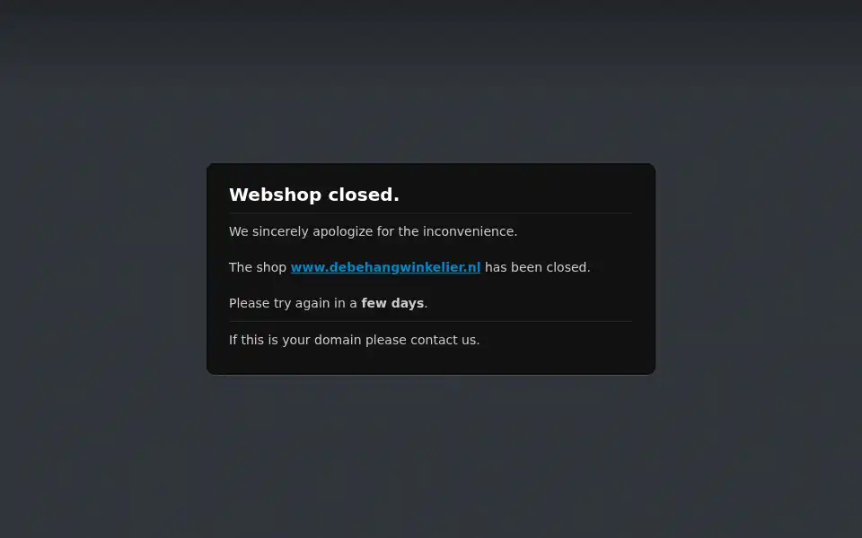 Screenshot of dewoonwinkelier.nl
