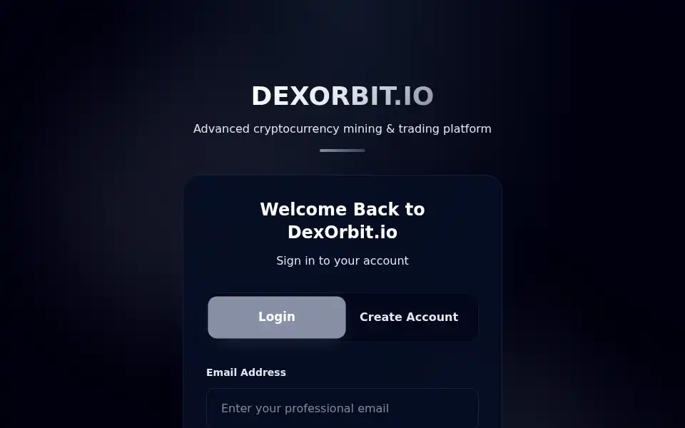 Screenshot of dexorbit.io