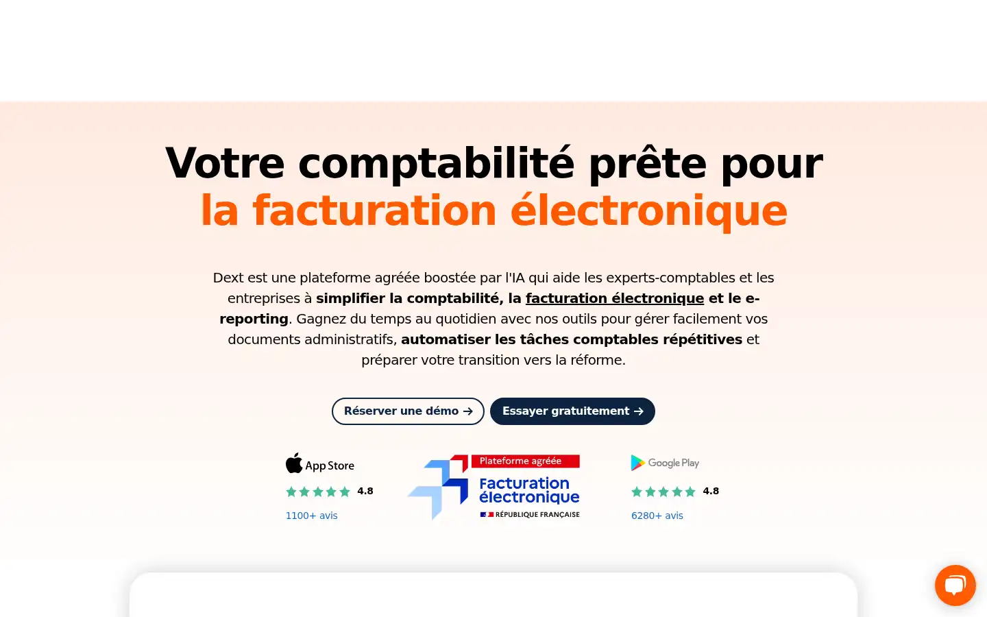 Screenshot of dext.com