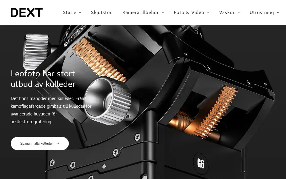 Screenshot of dext.se