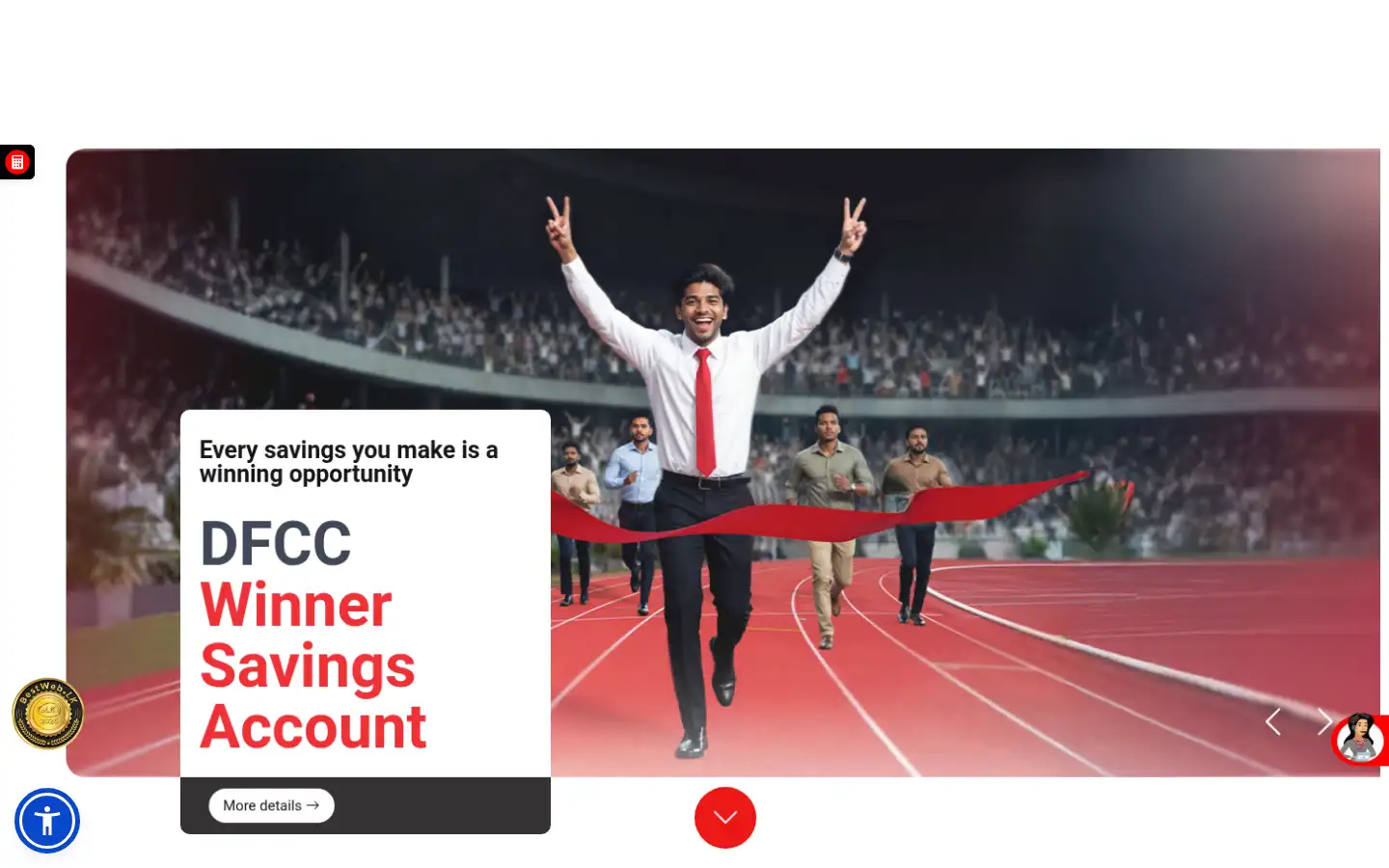 Screenshot of dfcc.lk
