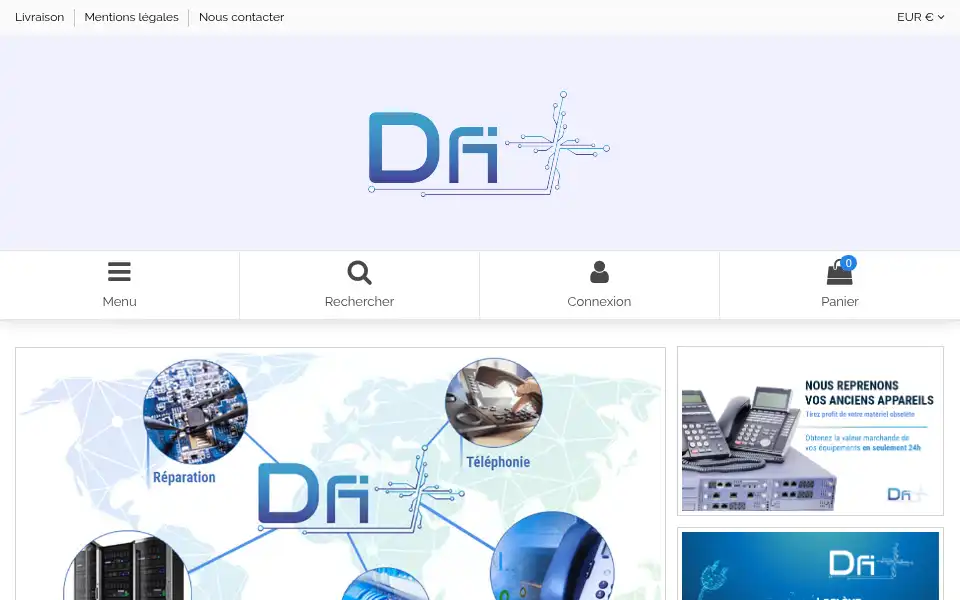 Screenshot of dfiplus.com