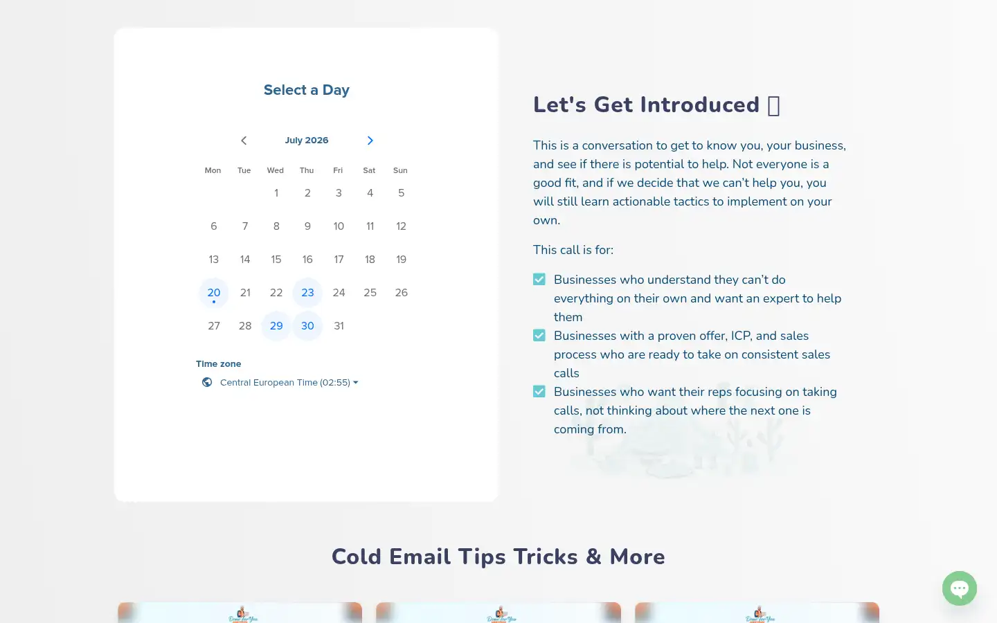 Screenshot of dfymeetings.com