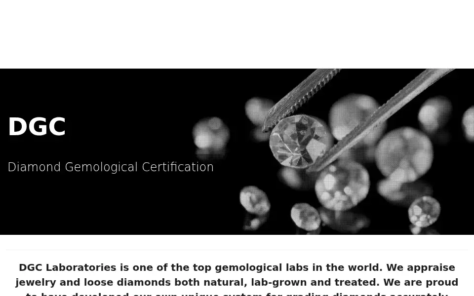 Screenshot of dgc-labs.com