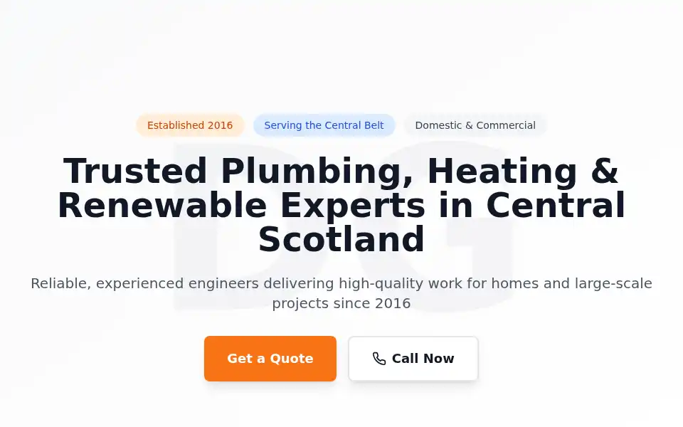 Screenshot of dgcentralheat.co.uk