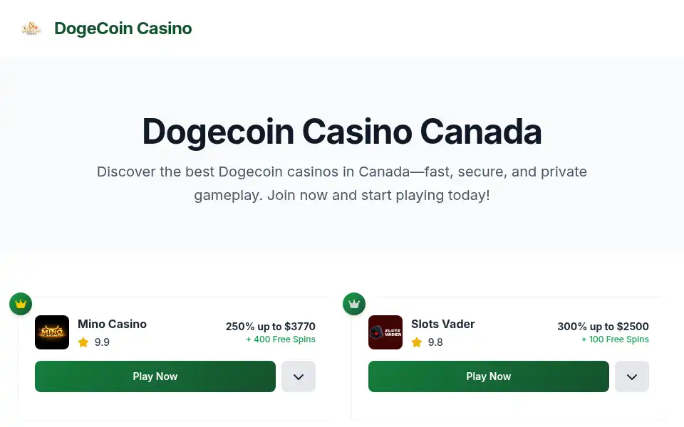 Screenshot of dgcoincasino.site