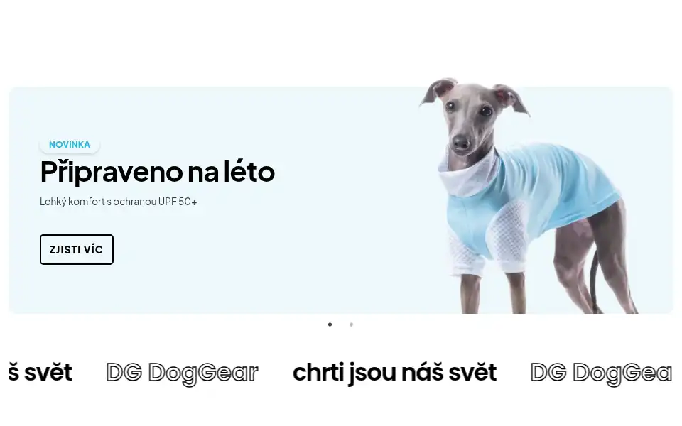Screenshot of dgdoggear.com