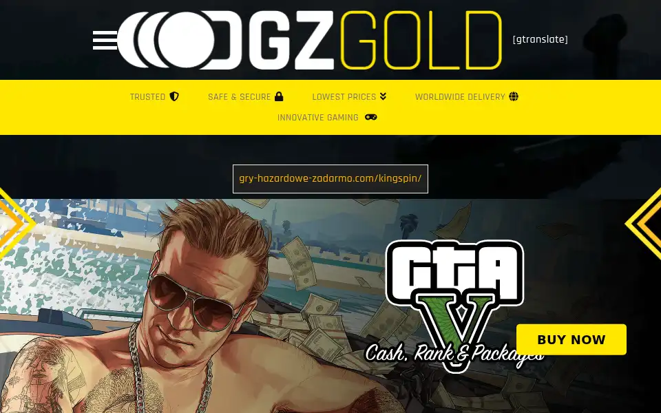 Screenshot of dgzgold.com