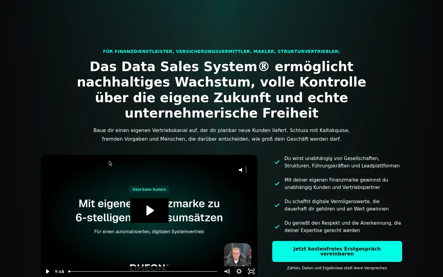 Screenshot of dheon.de