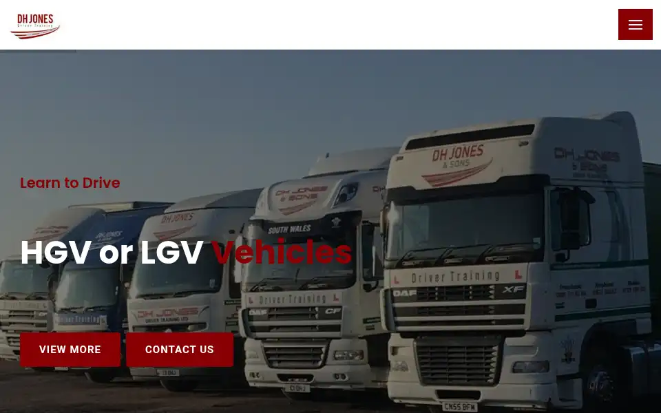 Screenshot of dhjonesdrivertraining.co.uk