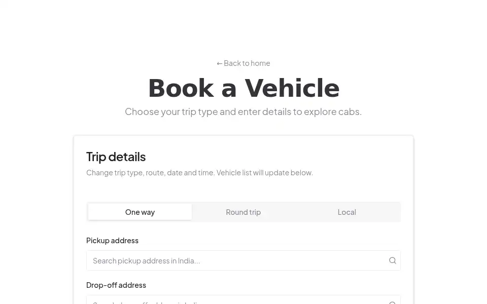 Screenshot of dhruwocabs.com