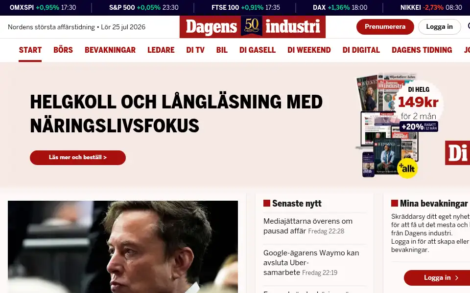 Screenshot of di.se