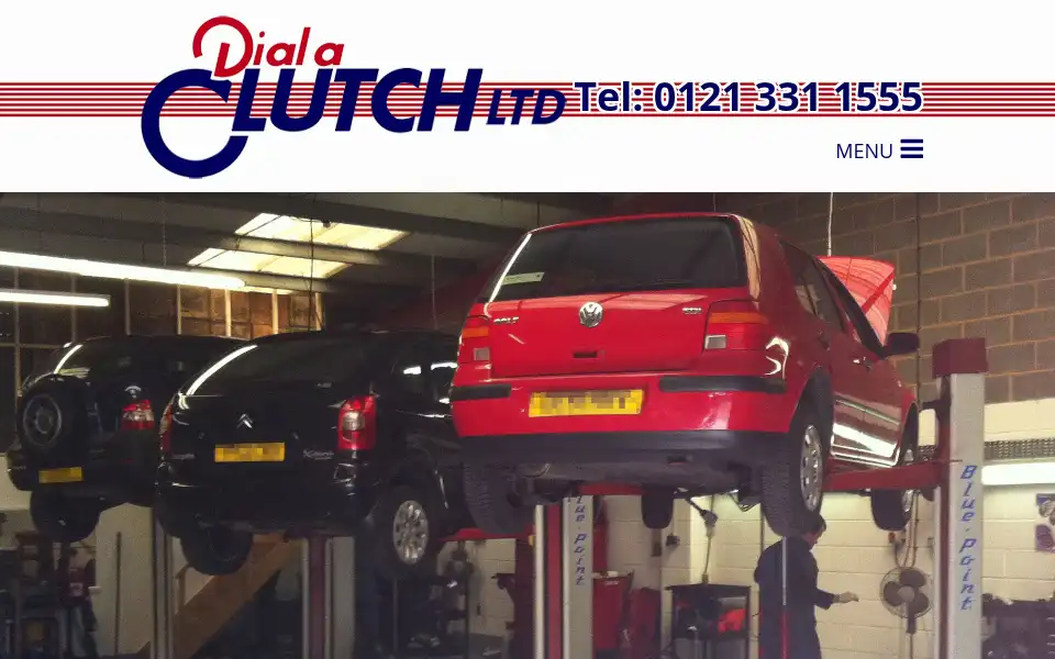 Screenshot of dialaclutch.co.uk