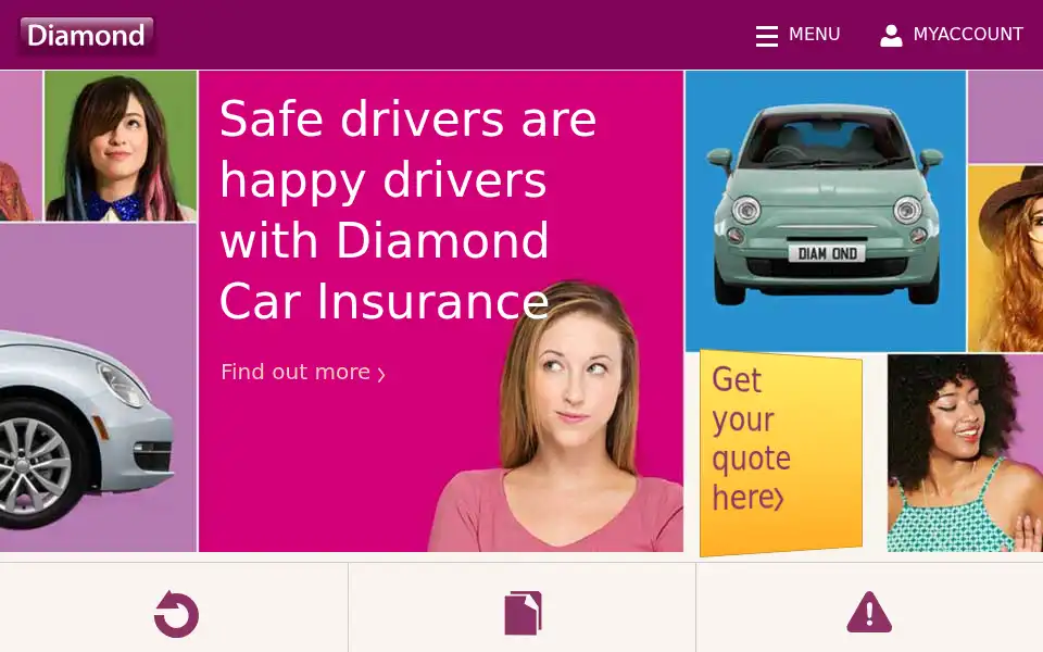 Screenshot of diamond.co.uk