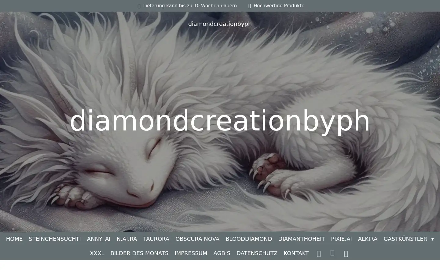 Screenshot of diamondcreationbyph.de
