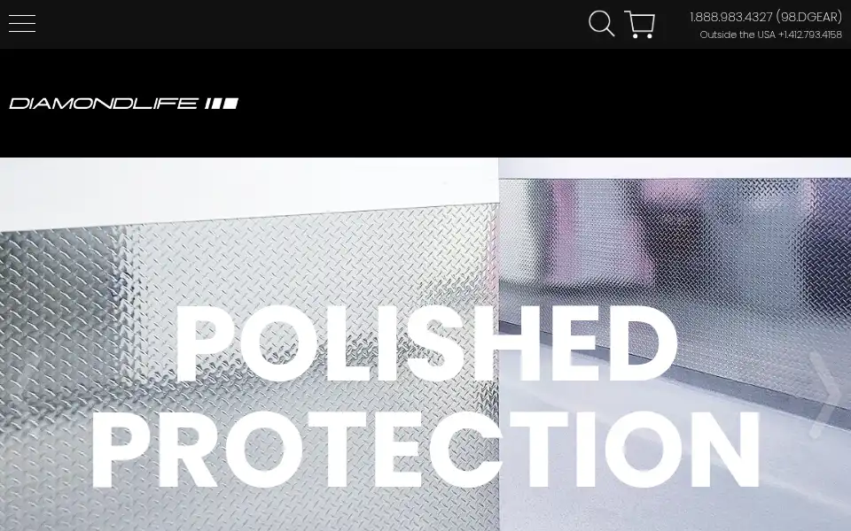 Screenshot of diamondlifegear.com