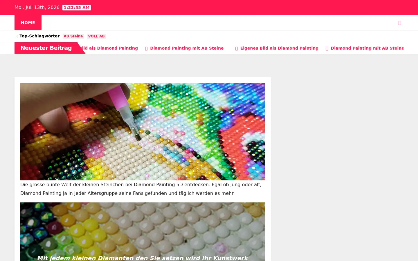 Screenshot of diamondpainting5d.de