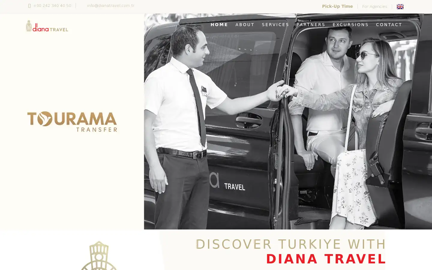 Screenshot of dianatravel.com