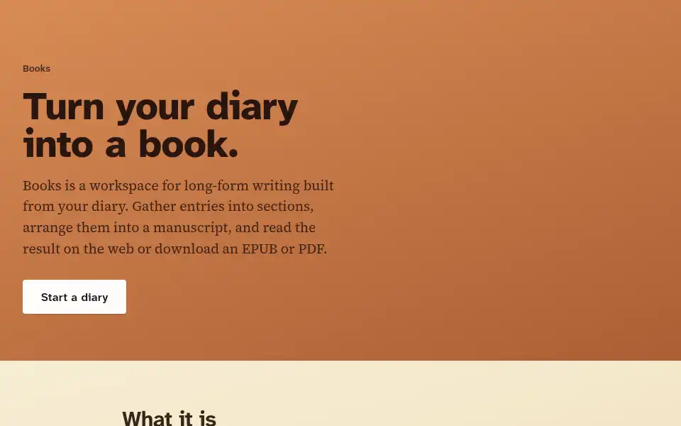 Screenshot of diaryland.com
