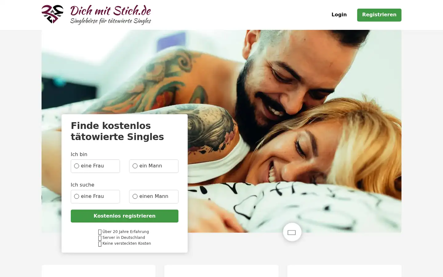 Screenshot of dich-mit-stich.de