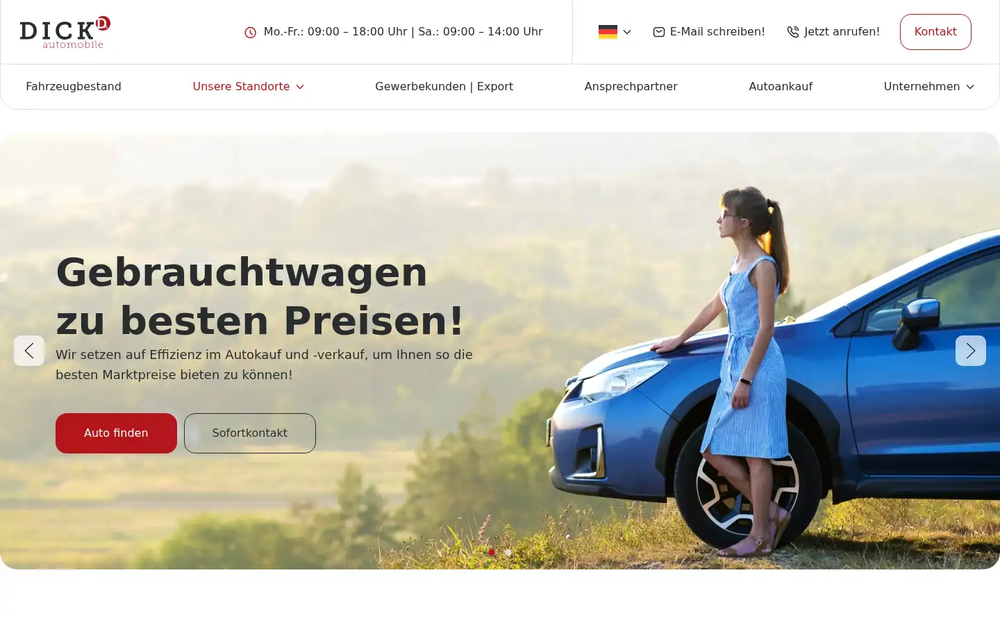 Screenshot of dick-automobile.de
