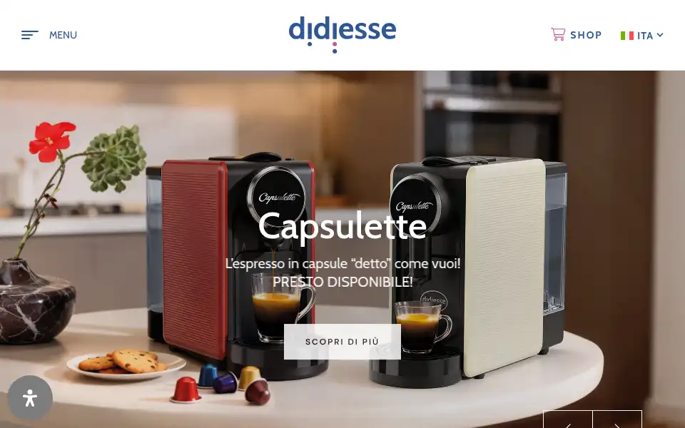 Screenshot of didiessesrl.eu