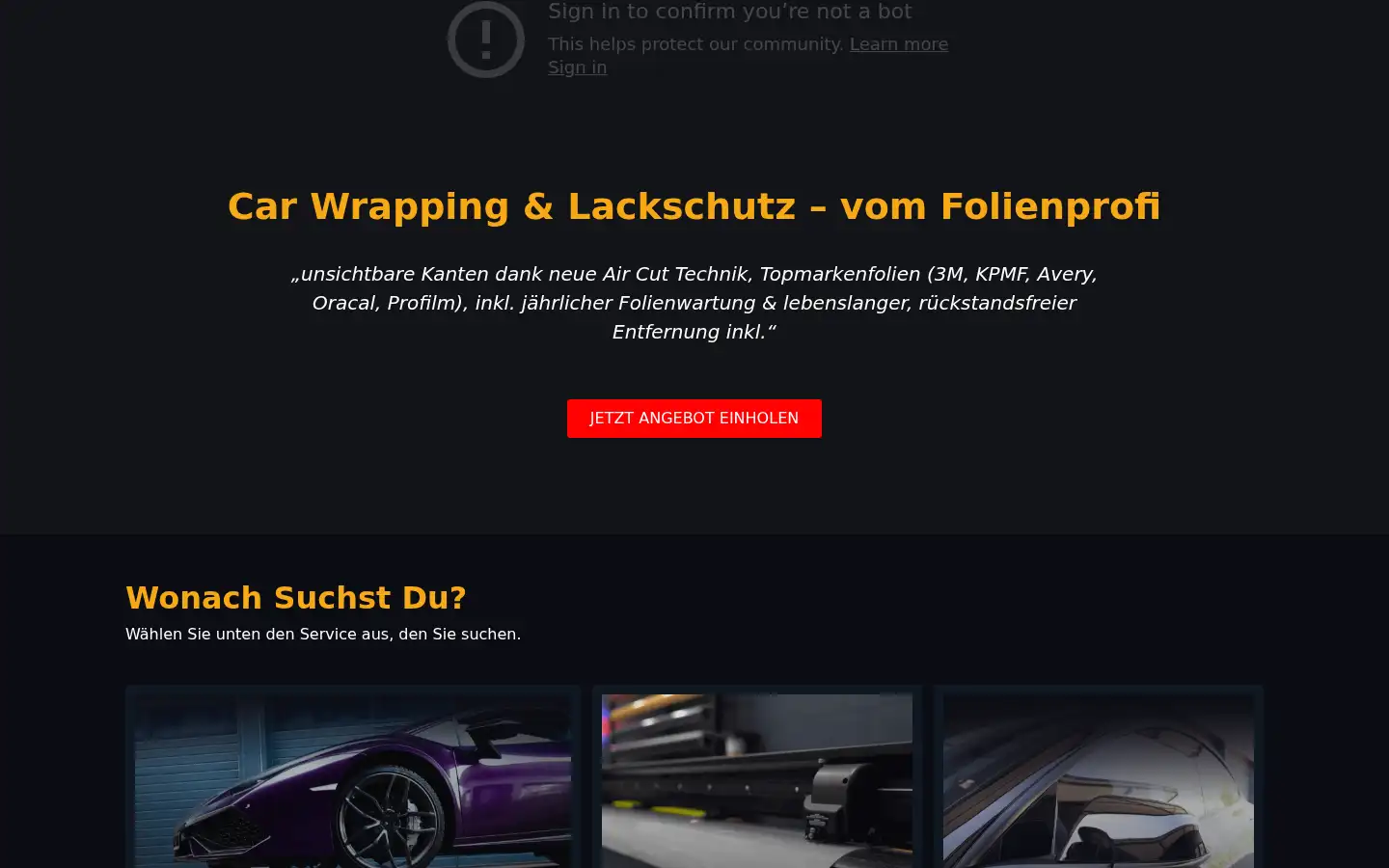 Screenshot of die-folientechniker.ch