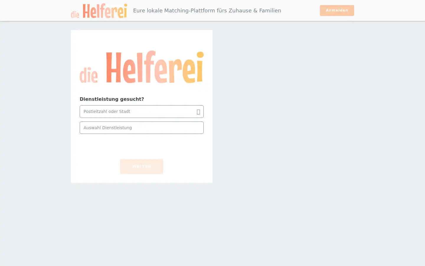 Screenshot of die-helferei.de