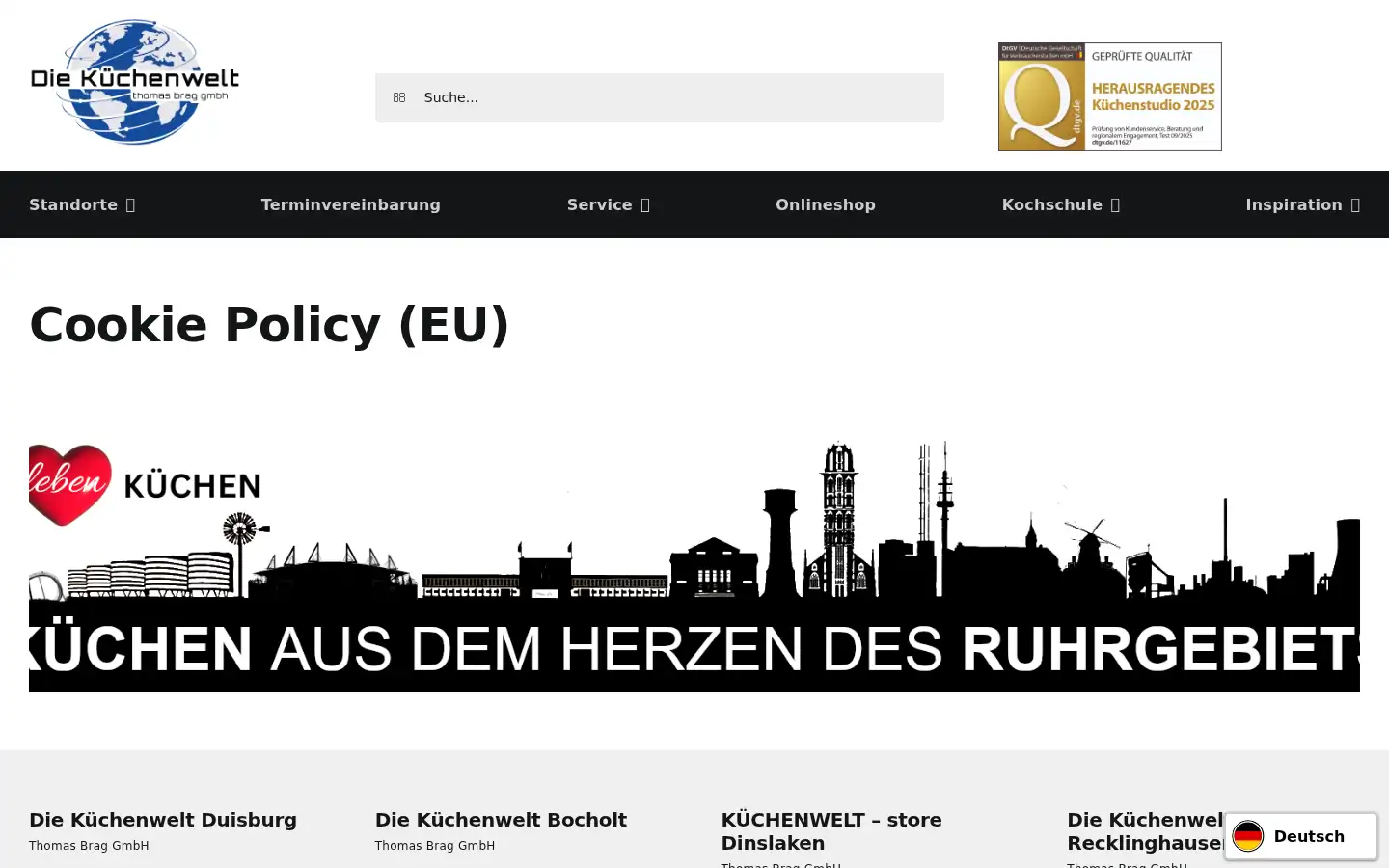 Screenshot of die-kuechenwelt.com