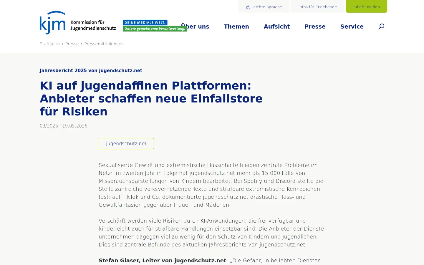 Screenshot of die-medienanstalten.de