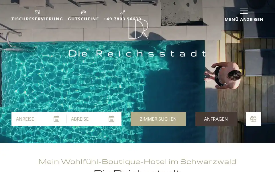 Screenshot of die-reichsstadt.de