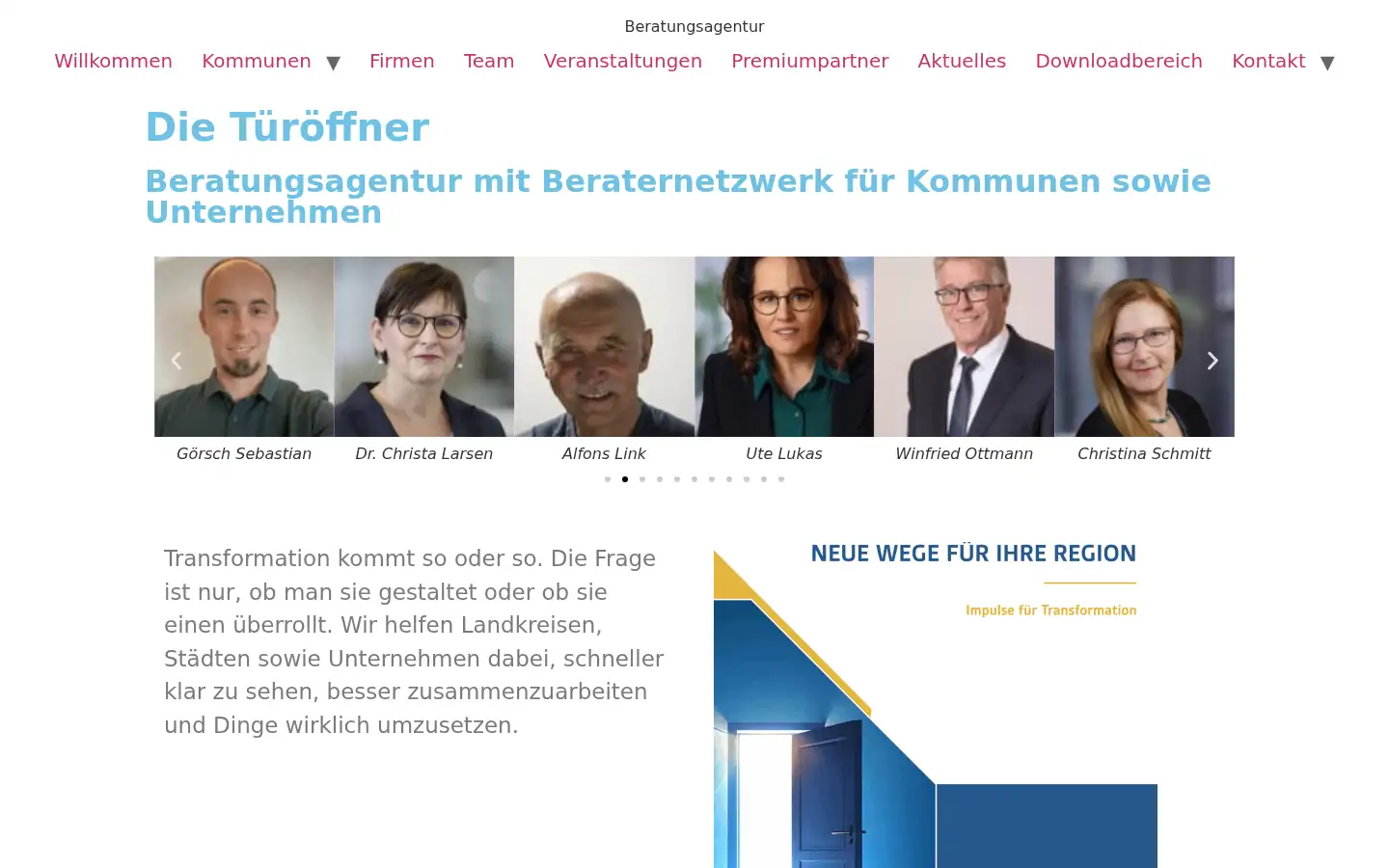Screenshot of die-tueroeffner.de