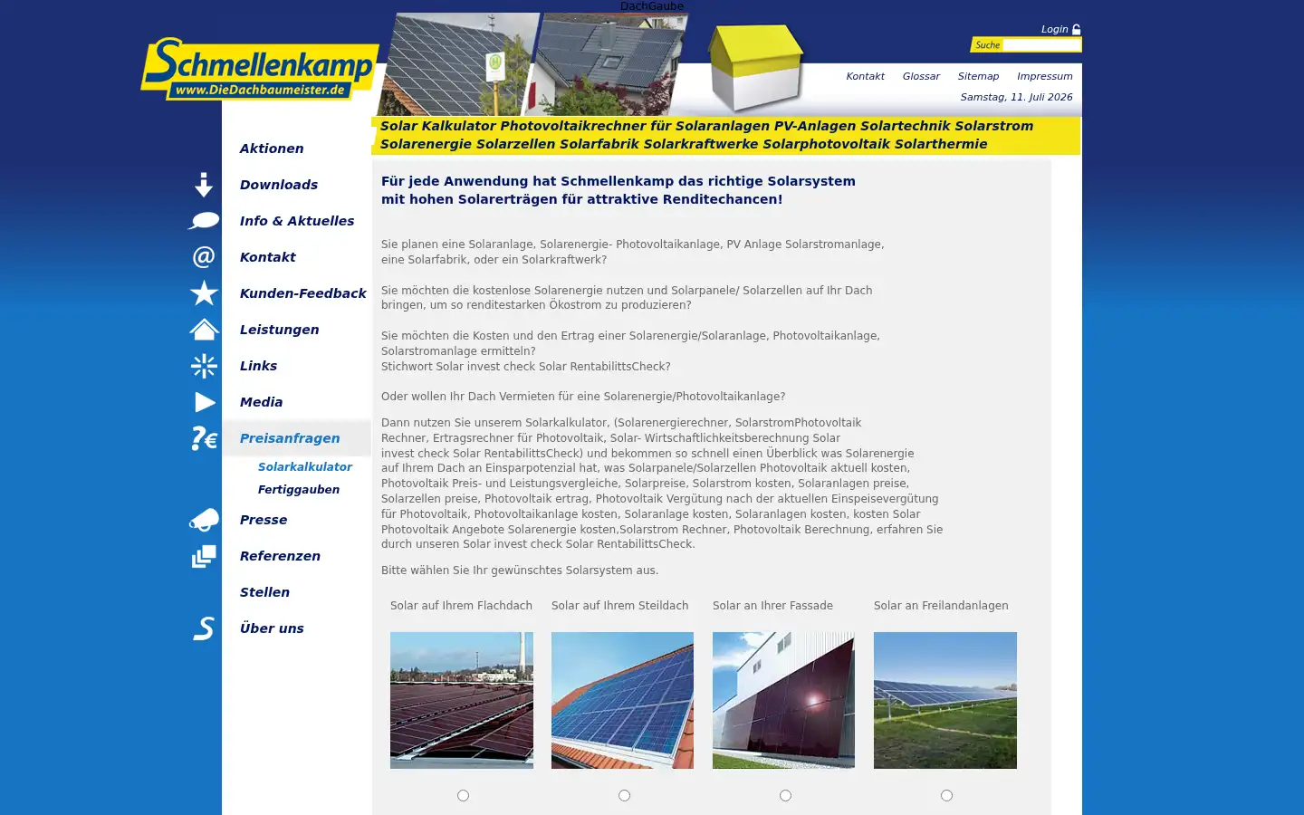 Screenshot of diedachbaumeister.de