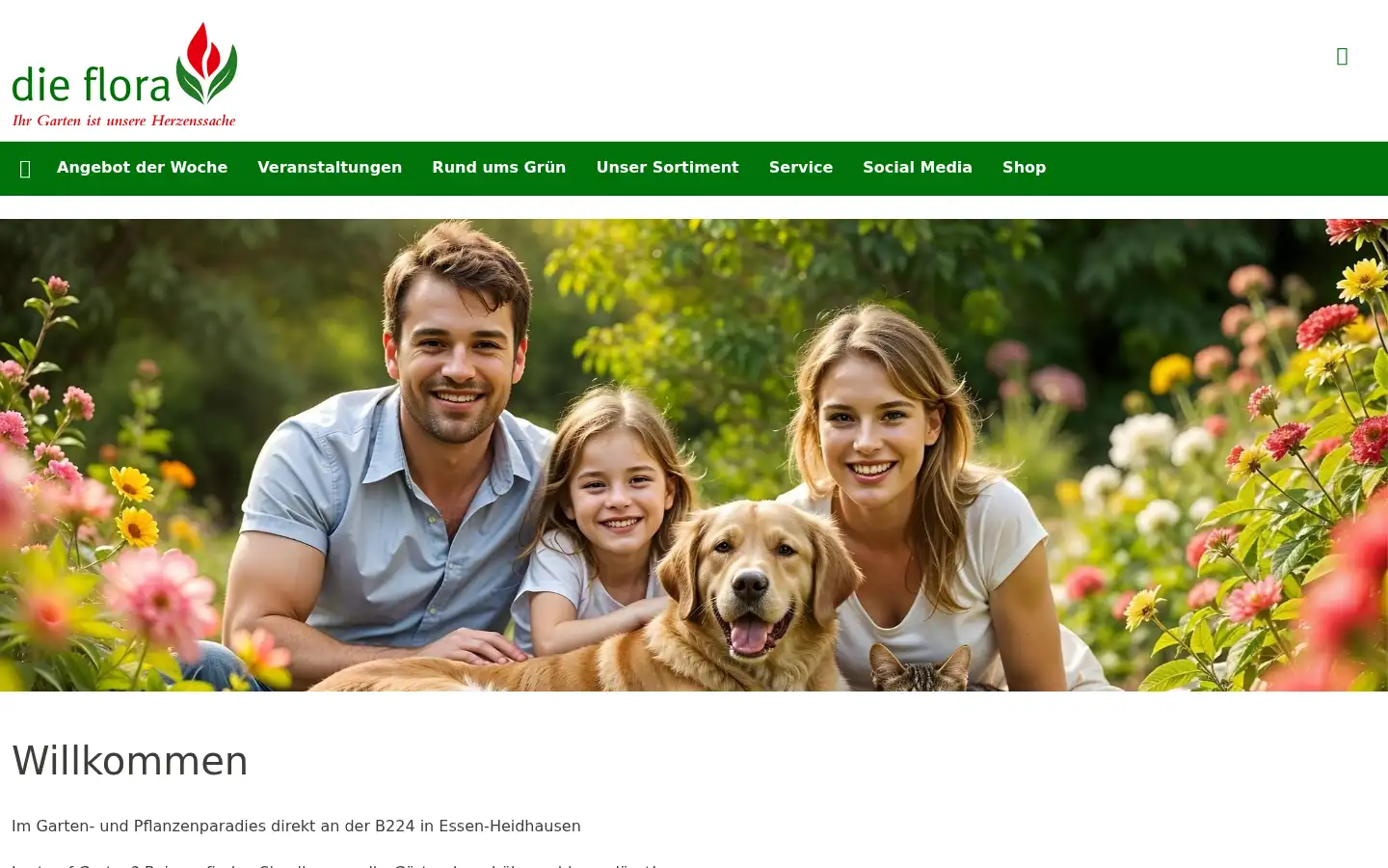 Screenshot of dieflora.de