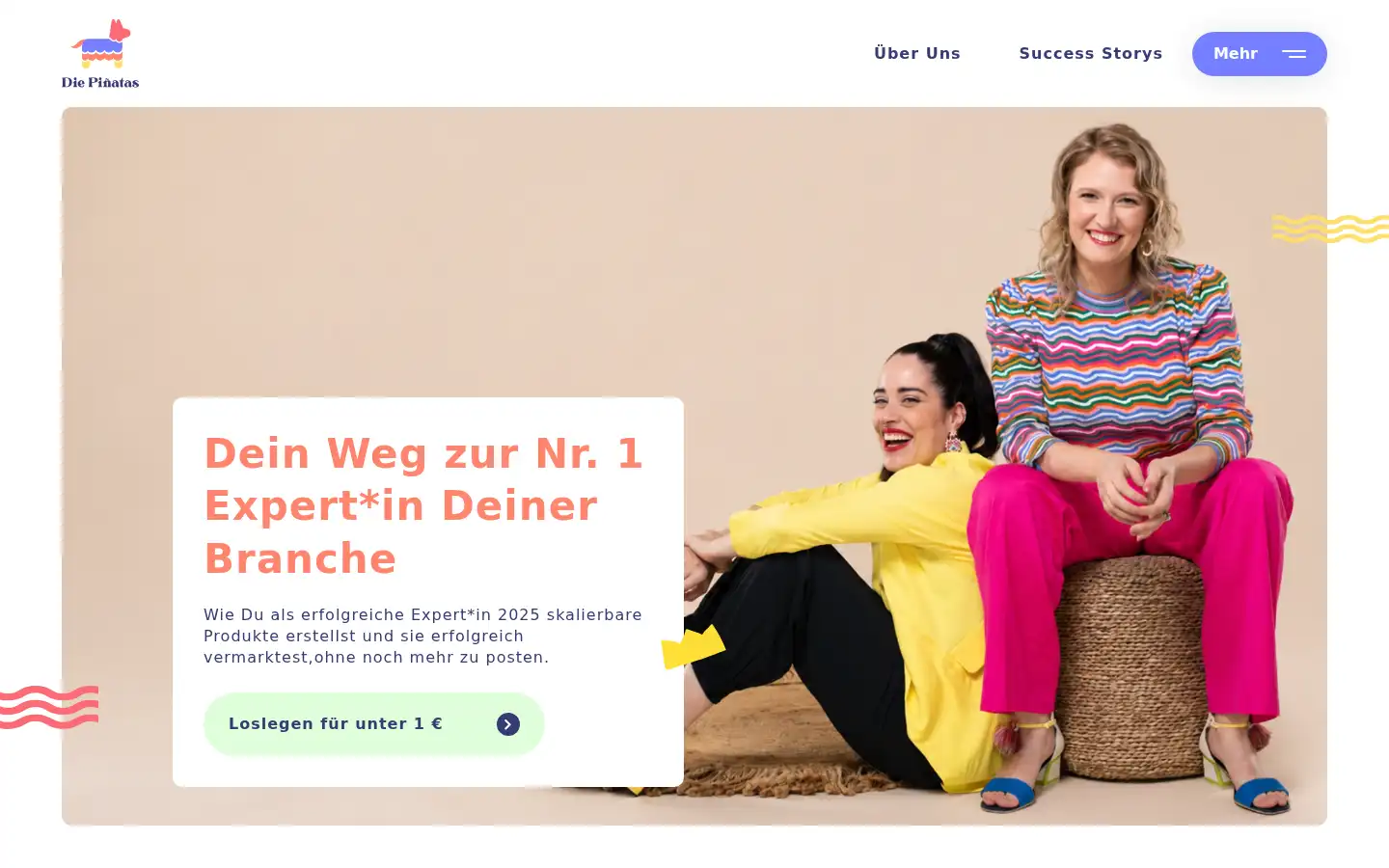 Screenshot of diepinatas.de