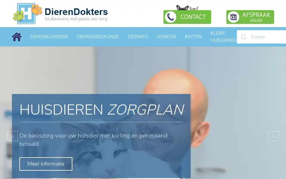 Screenshot of dierendokters.com