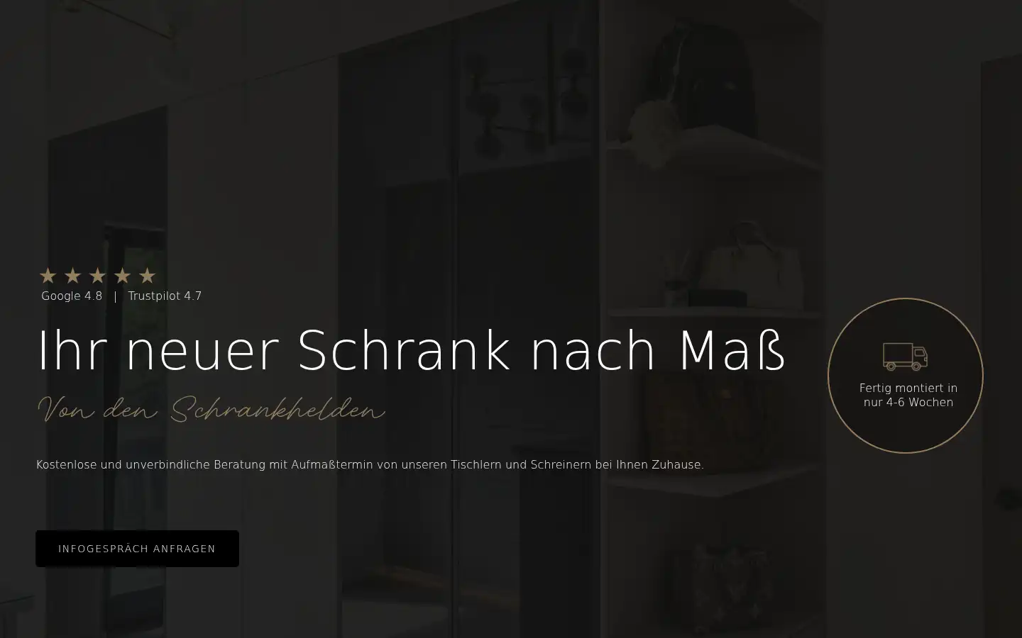 Screenshot of dieschrankhelden.de