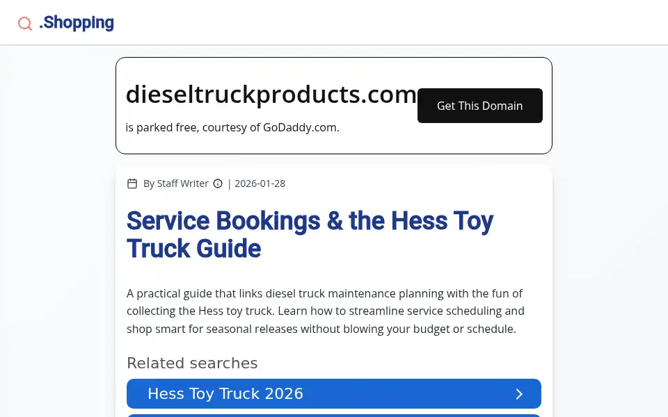 Screenshot of dieseltruckproducts.com